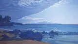 Deborah Lougheed Sinclair, Ulua - Maui, 1987, acrylic on canvas