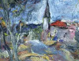 William Lewy Leroy Stevenson, Untitled - Village Church
