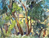 William Lewy Leroy Stevenson, Untitled - View of a Garden
