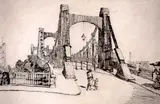 Cyril Power, Lambeth Bridge, London #12/166, etching on paper