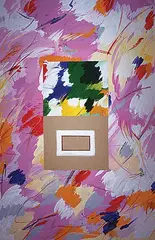 Graham Cantieni, Parergon No. 3, 1980, acrylic on canvas
