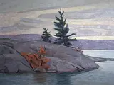 Alan Caswell Collier, Autumn Grey - Kamaniskeg Lake, Ont.