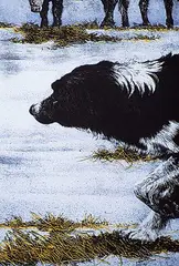 The Right Hand #16/25 by Patrick Douglass Cox, 1991, lithograph on paper, sold Apr 1994