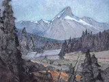 William Beverley Herbert, O'Hara Cabins, 1982, pastel on paper