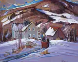 Louise Lecor Kirouac, Entre St. Gabriel & Ste. Angele de Merici, Baie de Fleuve, Que.