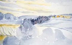 Greys by Dorothy Knowles, 1984, watercolour on paper, sold Apr 1994