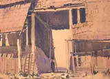 Alfred Crocker Leighton, Old Indian Barn, V.I. B.C.