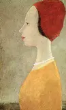 Jean Paul Lemieux, La Jeune Fille #13/75, 1967, lithograph on paper