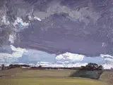 J. E. H. MacDonald, Cloudy Day, Thornhill, 1914