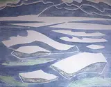 Doris Jean McCarthy, Ice Flows at Povunirtung Instance #5/20