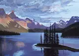 Jean Davenall Turner, Maligne Lake, Jasper, Alberta