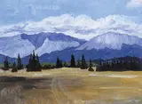 Jean Davenall Turner, Yamnuska - From Rafter Six Ranch