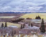 Jean Davenall Turner, Farm Near Calgary