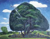 William Arthur Winter, Untitled - Trees and Sheep