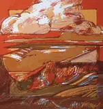 Brent R. Laycock, Indian Summer #24/39, 1977, colour silkscreen on paper
