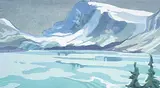 Janet Holly Middleton, Bow Lake - Crowfoot Glacier