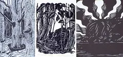 Sylvia Hahn, Shadow Cat Poems and Wood Engravings #26/99, 1983, hand printed booklet