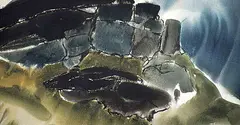 Ancient Stone by George James Angliss, 1966, watercolour on paper, sold Nov 1993