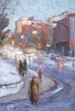 Antoine Bittar, Street Scene - Montreal