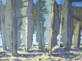 Stanley Morel Cosgrove, Untitled - Grove of Trees
