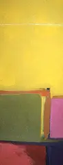Douglas Jamha, Urban Edge, 1987, acrylic on canvas