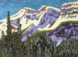 Spring, Jasper Highway #2 by Illingworth Kerr, 1986, oil on canvas board, sold Nov 1993