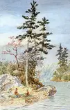 Thomas Mower Martin, Untitled - Indians and Canoe