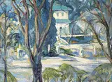 Henrietta Mabel May, Untitled - The White House, oil on paper board