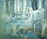Janet Holly Middleton, Untitled - Fountain Scene