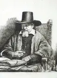Harmensz Van Ryn Rembrandt, Arnold Tholinx, Inspector, 1656, etching on paper