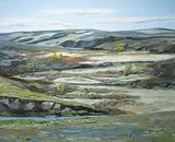 Ralph Jean Rigaux, Spring in Short Grass Country, 1993, oil on canvas