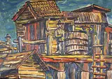 Clifford Foard Robinson, Untitled - Steveston Fish Docks