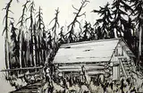 Clifford Foard Robinson, Log Cabin, Banff
