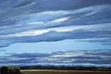 Jean Davenall Turner, Field and Sky Near Strathmore