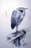 Samuel Black, Silent Observer #26/50, lithograph on paper