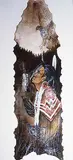 Robert Ka Kay Geesick, Women's Medicine Vision, 1987, mixed media on paper