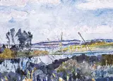 Dorothy Knowles, Untitled - Landscape with Bulrushes