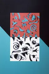 Elements #3/100 by Alfred Pellan, 1968, silkscreen on paper, sold Apr 1993