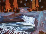 Michael Pisko, West of Coleman, Near Sentinel, 1947, 1947, oil on paper board