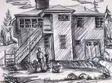 Clifford Foard Robinson, Untitled - View of a House