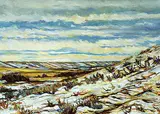 Joan Van Belkum, Winterburn Snow, 1981, oil on linen