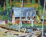 Robert Genn, At Queens Cove Indian Village