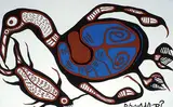 Norval Morrisseau, Untitled - Bird and Fish