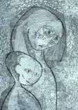 Edward William Godwin, Mother & Child #2 #3/15