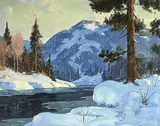 Roland Gissing, Untitled - Winter Mountain Landscape
