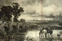 Ernest Waterlow, Cloudy June, 1895, etching on paper