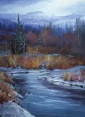 Ron Bailey, Untitled - Landscape, oil on canvas