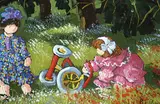 Pauline Thibodeau Paquin, La Bicyclette Renversie, 1990, oil on board