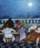 Alberto de Castro, Allegro Ma Non Tropo, acrylic on board