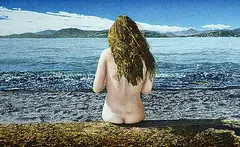 Jim McKenzie, Dale at Wreck Beach #6/50, 1979, lithograph on paper
